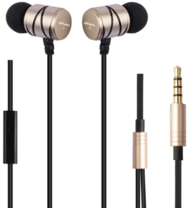 Awei Q5i Built-in Microphone On-cord Control In-Ear Headphone HD Sound