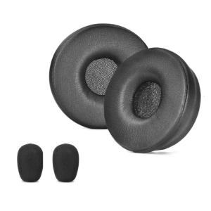 Flexible Ear Pad Microphone Windscreen for Engage55/65/75 Headphones Earcups Earmuff for Improved Audios Fidelitys