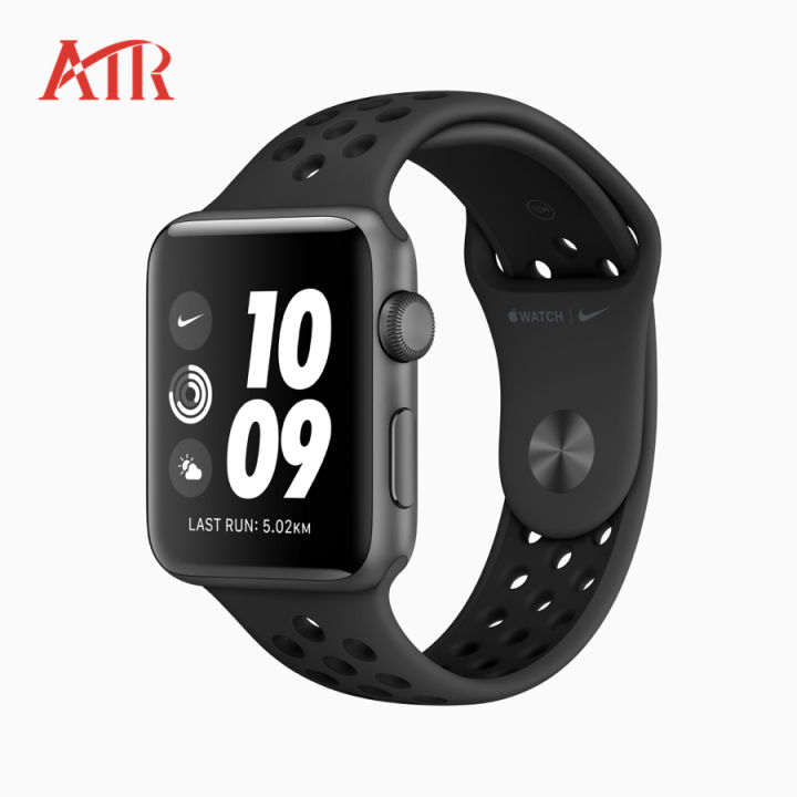 Apple Watch Nike Series 3 GPS 38mm Aluminium Case w Anthracite Blk Sport Band Lazada