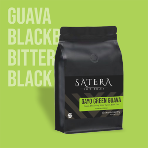 Biji / Bubuk Kopi Arabika Speciality GAYO GREEN GUAVA 500 gr Roasted Coffee Bean Arabica