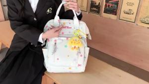Korean Style ins Star Backpack Fresh Casual Large Capacity Female College Student Bag Cute Handbag Trendy