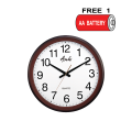 Asahi AD 072 Round Wall Clock 18 Inches. 