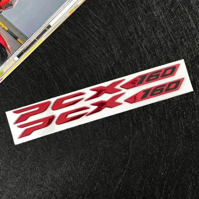 สำหรับ Honda PCX 150 160 PCX150 PCX160 3D โลโก้รถจักรยานยนต์อุปกรณ์เสริมตราสัญลักษณ์มอเตอร์ด้านข้างสติกเกอร์