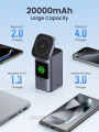 Sạc dự phòng【Nexode】New UGREEN 20000mAh Power Bank Qi2 15W MPP Wireless Charger 145W Power Column for iPhone 16 15 14 Pro Max ipad Pro 11'' Macbook Air 13" Samsung S24 S23 Ultra Model:35527. 