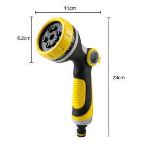 ปรับความแรงน้ำได้ 10 แบบ หัวรดน้ำพลาสติก หัวฉีดน้ำพลาสติก ปืนฉีดน้ำ ฝักบัวลดน้ำ ใช้ต่อสายยาง น้ำประปา รดน้ำต้นไม้  ฉีดล้าง ล้างพื้น ล้างรถ รดน้ำต้นไม้ ง่ายสุดๆ