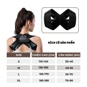 Đai Chống Gù Lưng HomieSpace - Hỗ Trợ Cải Thiện Dáng Đi Cho Mọi Lứa Tuổi