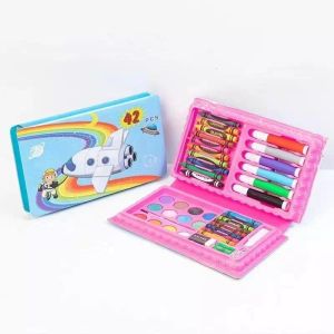 86/42Pcs Kids Super Mega Art Coloring Set Crayons Oil Pastels Color Pencils For Drawing