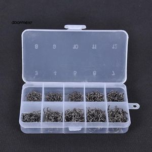 Hộp Có 500 Móc Câu Cá Bằng Thép carbon Cao Cấp Có Nhiều Size Màu Khác Nhau