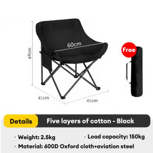 Portable Folding Moon Chair Fishing Beach Leisure Chair Wear resistant Beach Chair
