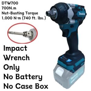 MAKITA DTW700 (1/2") 700Nm Electric Cordless Impact Wrench Heavy Duty Brushless Drive Ratchet Socket