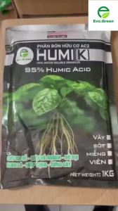 Phân bón hữu cơ HUMIK USA 1kg siêu ra rễ đẻ nhánh nở bụi xanh lá mập cọng cứng cây ra nhiều rễ tơ mới