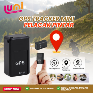Pelacak GPS Mini GF07 GPS Alat Perekam Lokasi GPS Anti Hilang Mendukung Operasi Jarak Jauh GPRS Ponsek
