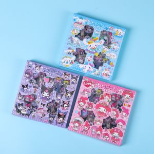 100PCS/Box Sanrio Sticker Box Set Kuromi Cinnamoroll Waterproof cartoon stickers gift box Party Gift Stationery Kuromi Melody Stickers