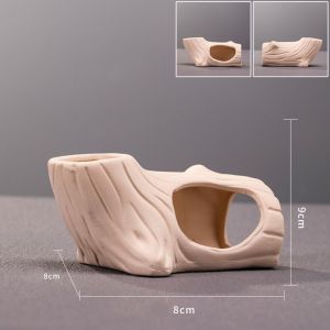 COUPLECOL Trang trí NƠI ẨN NÁU tôm bể cá Gốm Đa phong cách Hang động sinh sản Cá Nấm Trang trí bể cá Đa chức năng Hang động nhà nuôi Cảnh quan