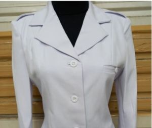 RAP - 9065 & 9068 Set Blazer Hitam Putih (Hipu) Polos kerah Jas (Rok atau Celana)-Seragam Pemda-Seragam Kerja Hitam Putih