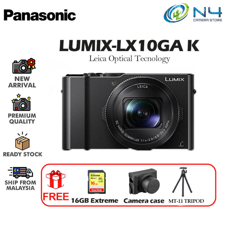 Panasonic LUMIX LX10 4K Digital Camera Megapixel 1-Inch