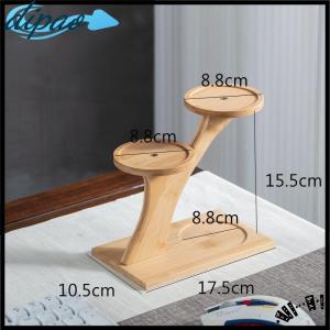 【dipao】 2-Tier Bamboo Stand Bamboo Shelf For Home Office Compact Design Perfect For Home And Office Desktop And Balcony Decor Organizer