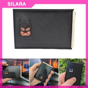 SILARA Anh Hùng ID Ví Cho Nam Giới Và Phụ Nữ Phong Cách Siêu Anh Hùng Thiết Kế Nhiều Khe Cắm Thẻ Tiền Mặt Khoang Và Biểu Tượng Biểu Tượng Quà Tặng Cho Tất Cả