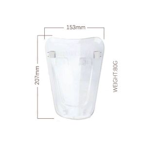 Gas Tank Cover for Aerox V2 Trasparent / Carbon ABS Plastic Easy Install Durable Protective Cover