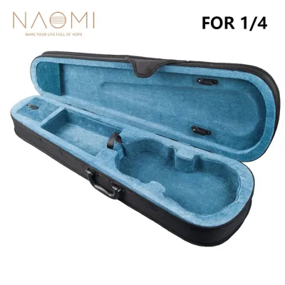 NAOMI Triangular Lightweight Suspension Carry Violin Hard Canvas Case 1/8 1/4 1/2 3/4 4/4 FiddleFast shipping