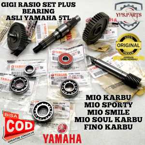 ASLI ORIGINAL GEAR GIGI RASIO PLUS BEARING YAMAHA YGP 5TL MIO KARBU SPORTY SMILE FINO SOUL GARDAN