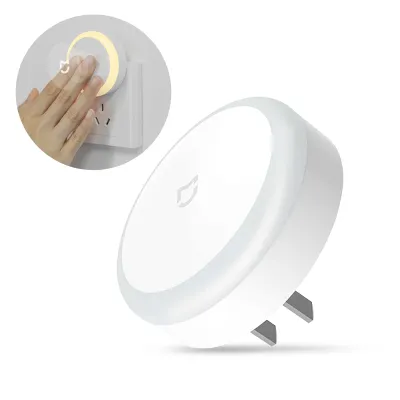 Xiaomi Mijia LED Night Light Bulb Plug-in Sense Induction Soft Light Plug Sleeping Light Bedroom Table Desk Lamp Sensor Sleep Night Lamp Low Consumption 夜灯