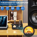 AIYIMA T9 Tube Amplifier 100W Stereo Bluetooth 5.0 TPA3221 USB DAC 6K4 Vacuum Receiver Amp COAX/OPT HiFi Home Audio Digital Amplifiers. 