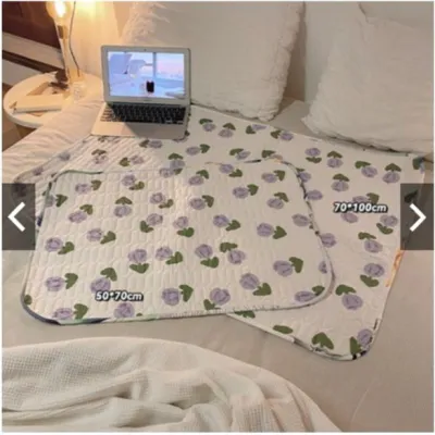 5Ply Anti-Side Leakage Urine Mat incontinence Washable Waterproof Bed Pad Menstrual Period Mattress