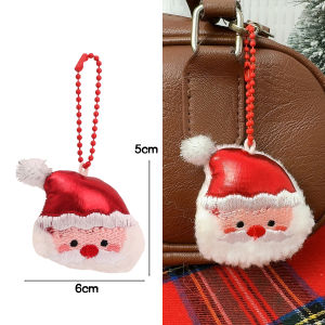 Kawaii Santa Claus Elk Snowman Pendant Christmas Plush Stuffed Doll Christmas Decoration Festival Gift