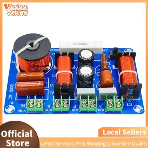 Premium 250W 3 Way Speaker Crossover Filter for Treble Mid Bass Frequency Control