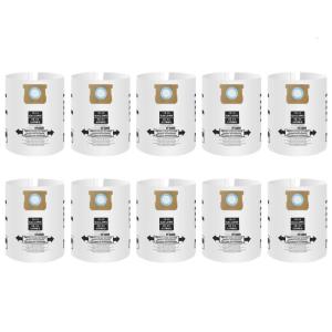 10-14 Gallon Dust Collector Bags 2.48Inch Ports Fine Dust Collection Vacuum Bags Dry Cleaning Accessories
