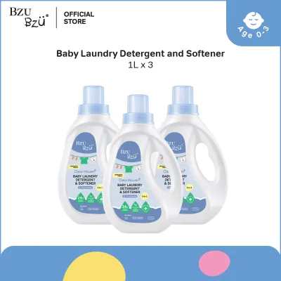 BZU BZU Baby Laundry Detergent and Softener (1L x 3)
