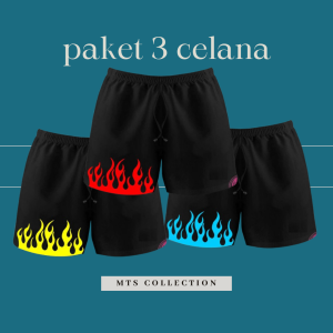 CELANA PENDEK BOARDSHORT 50 RIBU DAPAT 3 PCS SHORT PANTS PREMIUM SANTAI DISTRO PRIA TERBARU