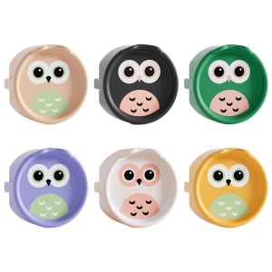 Cartoon Owl Shaped Electrical Outlet Cover Silicone Socket Protector for Kids Safety Shock Hazard Prevention 6Pcs