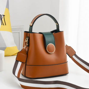 Tas Selempang Bahu Wanita Tas Fashion Tas Tali webbing Tebal Tas Bahan Kulit Imitasi