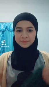 ฮิญาบ รูดข้างแก้มแบบสวมสองหน้า