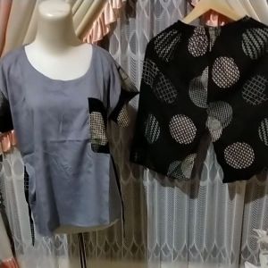 SETELAN PENDEK KOMBINASI BABY DOOL satu kilo kuat 5 pcs