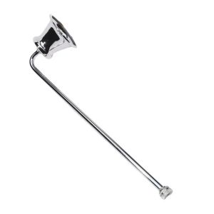 PLLEWY Bell Shaped Candle Wick Trimmer Turn Off Extinguisher Long Handle Candle Blower Vintage Wick Cover Home