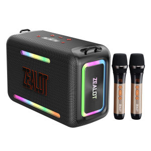 ZEALOT S95M2 ลำโพงบลูทูธพกพา เบสหนัก ไมโครโฟนคู่ เสียงดังรอบทิศ กันน้ำ แบตอึด รองรับ TWS