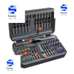 66‑in‑1 Ratchet Screwdriver Set Multi‑Functional Repair Tool for Mobile Phone Maintenance