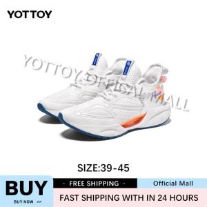 YOTTOY Sports Running Shoes Sneakers Rubber Shoes for Men Breathable Mesh Soft Elastic And Comfortable