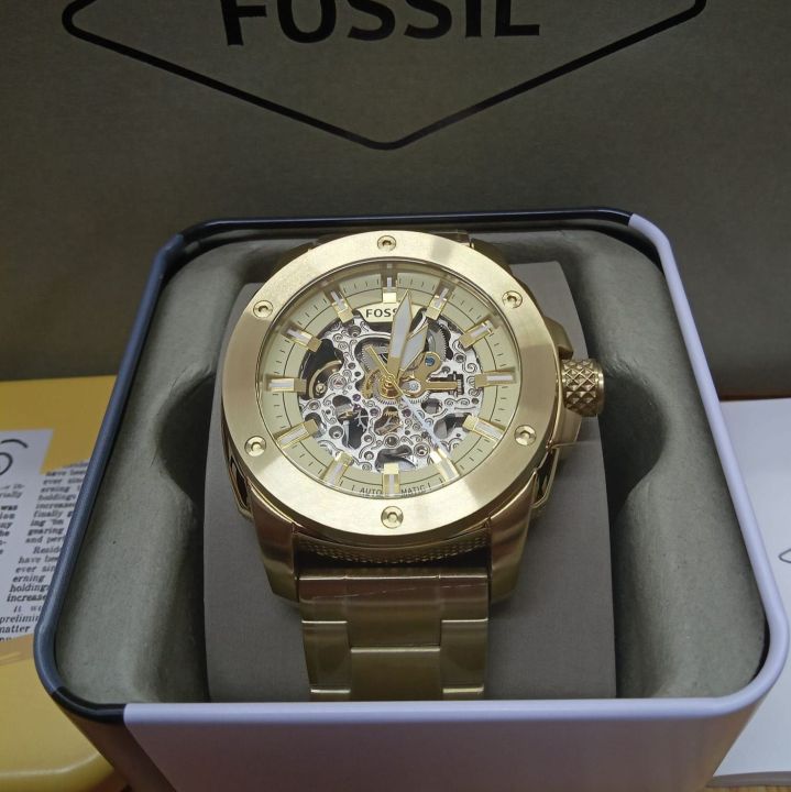 Automatic FOSSIL ME3081 / ME3080 GOLD Authentic Modern Machine