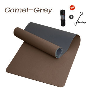 TPE Yoga Mats Extra Thick Yoga Matt Non Slip Home Workout Pilates 6MM/8MM 80CM Eco Friendly Reversible Fitness Mat