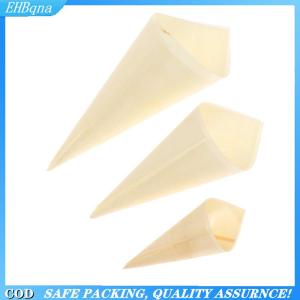 [COD] 50pcs Disposable Wood Appetizer Cones Ice Cream Cone Cups Party Candy Cones