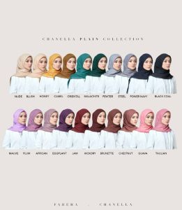 🌸 FAREHA Bawal Anti Kedut Chanella Cotton Premium BercorakTermurah - Moxa Escora Fedora Obelisk Portico Impera