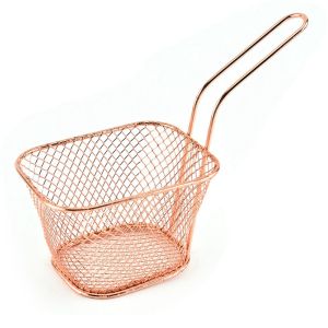 MAOMEI STUDIO Mini Cao thủ Nồi chiên Fry Chips Net Bếp trưởng Bộ lọc dầu Đồ dùng nấu ăn trong nhà bếp Công cụ Colander Bộ lọc chiên Giỏ khoai tây chiên