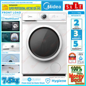Midea Front Load Washing Machine 7.5kg MF100W75 15min Quick Wash