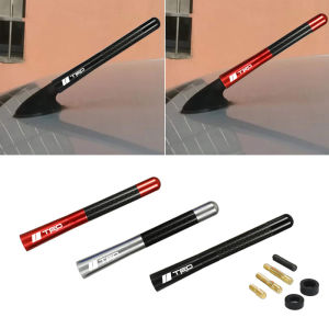 【COD+Ship From Manila】Car Antenna 12cm Carbon Fiber Universal Car Roof Short Antenna Modification Radio Aerial AM FM Antena Signal Receiver Car Aerial Car Antenna Toppers Aluminum Car Decoration with Screw Bolt Car Styling Car Exterior Accessories