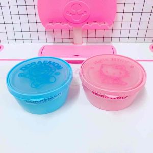 Bộ 3 hộp đựng thức ăn gồm 3 kích thước Hello Kitty Doremon Doraemon
