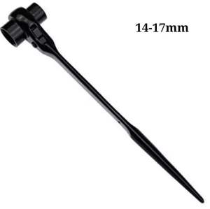 Scaffolding Podger Ratchet Wrench Site Ratchet Socket Wrench Tool Tapered End Double Size Podge Ratchet Wrench 12inch